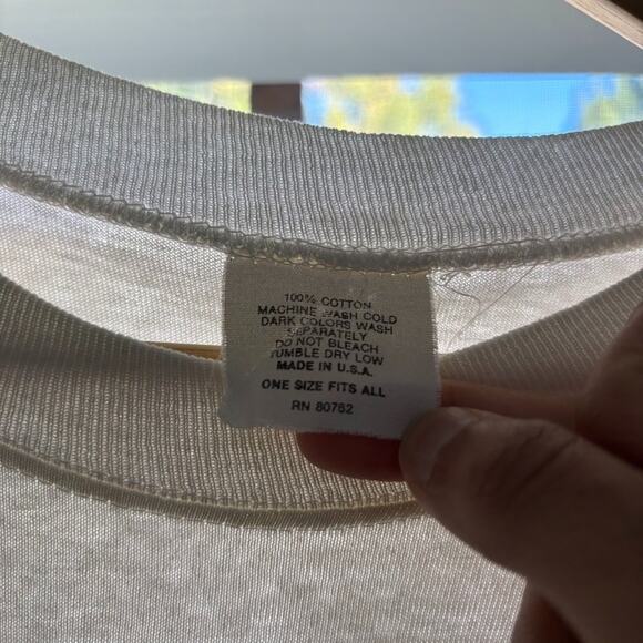 Vintage Paper Thin T-Shirt Size L Keep North Carolina Beautiful Native American - Picture 3 of 8